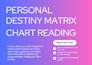 give you a personal destiny matrix reading